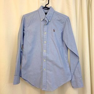 NWOT Women’s Ralph Lauren Soft Denim Button Down